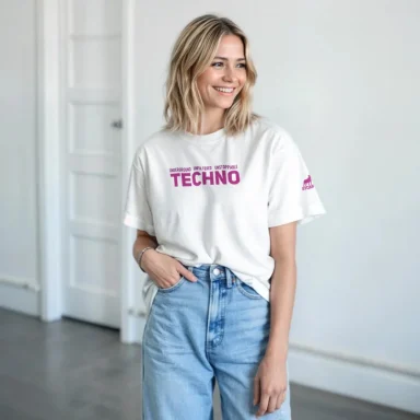 techno saved me - RaveLink full custom clothing - unisex t-shirt - stomp ravewear  premium quality