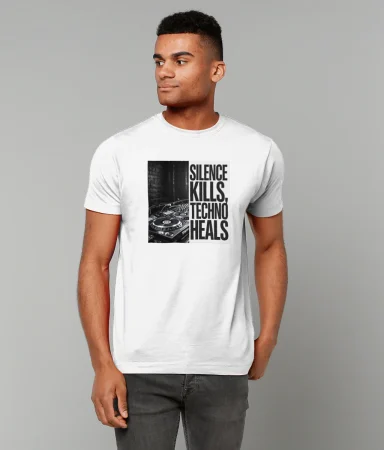 techno saved me - RaveLink full custom clothing - unisex t-shirt - stomp ravewear  premium quality